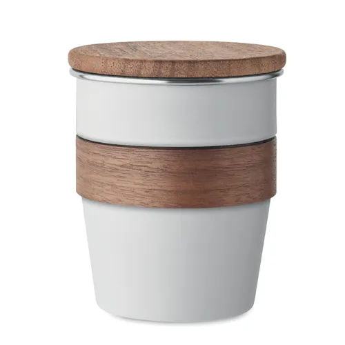 WALNUT Szimplafalú pohár 350 ml Fehér 