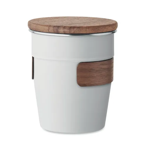 WALNUT Szimplafalú pohár 350 ml Fehér 