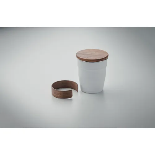 WALNUT Szimplafalú pohár 350 ml Fehér 