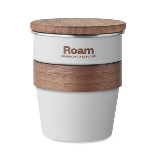WALNUT Szimplafalú pohár 350 ml Fehér 