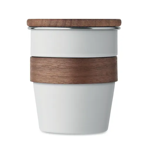 WALNUT Szimplafalú pohár 350 ml Fehér 