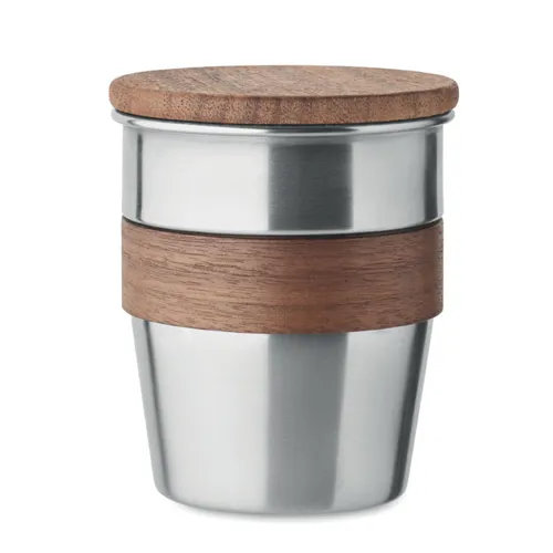 WALNUT Szimplafalú pohár 350 ml Matt Ezüst 