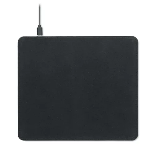 WIRELESS MATTY Parafa egérpad töltővel 15W Bézs 