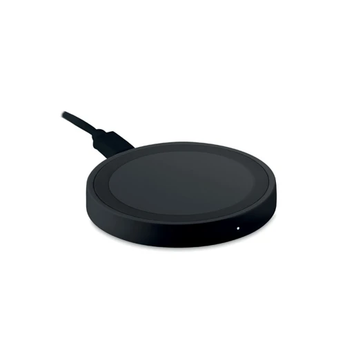 WIRELESS PLATO Kerek vezeték nélküli töltő 5W Fekete 