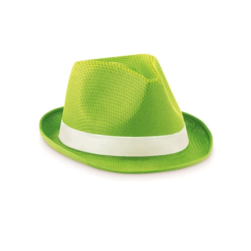 WOOGIE Színes poliészter kalap Lime 