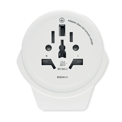 WORLD TO EUROPE Skross Világ-EU USB adapter 12W Fehér 