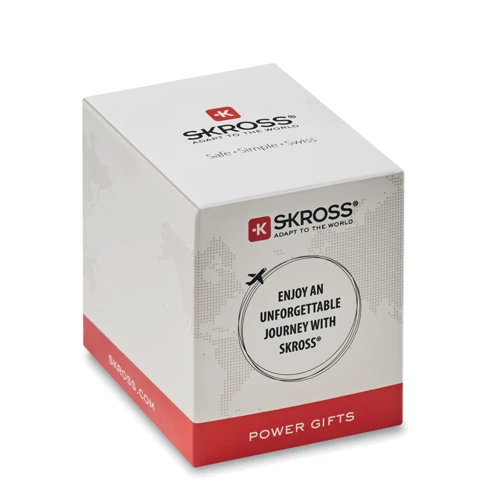 WORLD TO EUROPE Skross Világ-EU USB adapter 12W Fehér 