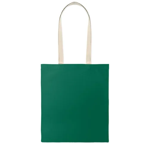 ZEVRA COLOUR Pamut bevásárlótáska Sötétzöld 