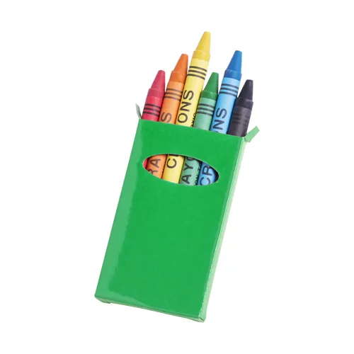 6 db-os zsírkréta készlet Sorell Zöld 