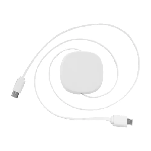 60 W-os RABS USB-C töltőkábel Cabsle Fehér 