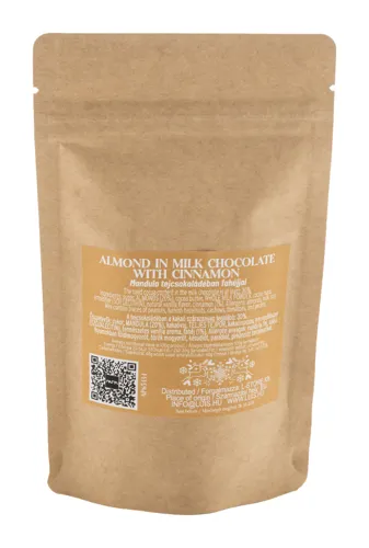 Csokoládés fahéjas mandula, 70 g Cinnanut Barna 