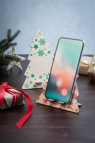 Karácsonyi asztali mobiltelefon-tartó Vallvik Piros 