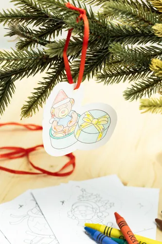 Karácsonyi színező szett Rodjol Piros 