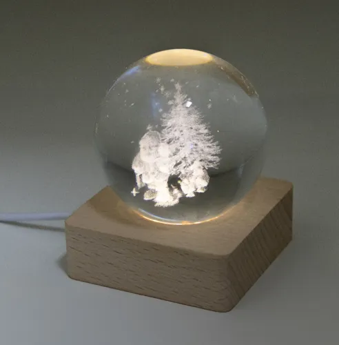 Karácsonyi fénygömb Borealis Fehér 
