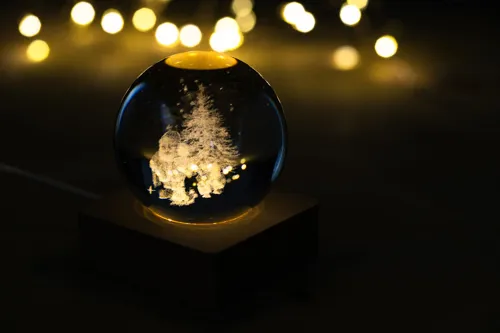 Karácsonyi fénygömb Borealis Fehér 
