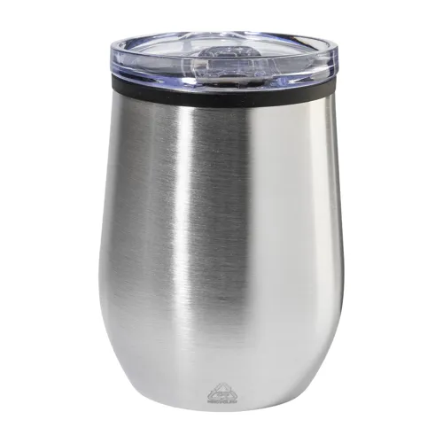 Újrahasznosított rozsdamentes acél thermo pohár Poppy