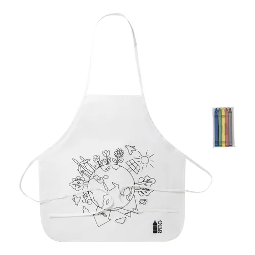 RPET színezhető kötény Ecolo