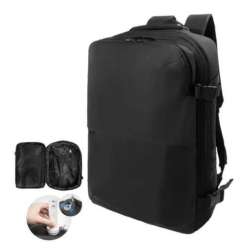 Vákuumos kompressziós hátizsák AeroBack Fekete 