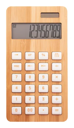 BooCalc bambusz számológép Barna 