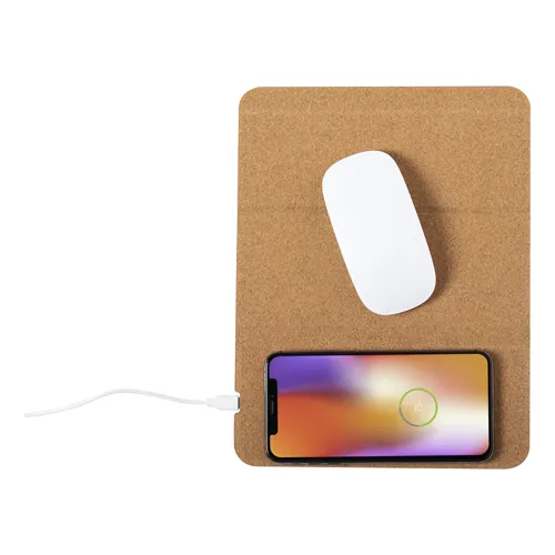 Egérpad vezeték nélküli töltővel Corpad Charge Barna 