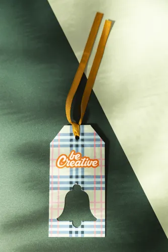Egyedi ajándékcímke, csillag PrinTag Plus Fehér 
