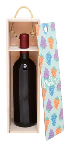 Egyedi boros ajándékdoboz VinoBox Barna 