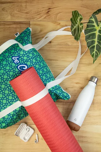 Egyedi jógamatrac táska SuboBag Yoga Fehér 