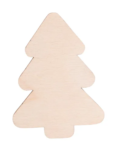 Egyedi karácsonyi hűtőmágnes, karácsonyfa Woofri Xmas Barna 