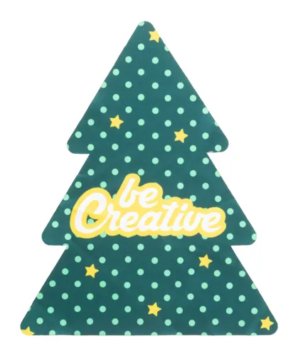 Egyedi karácsonyi szemüvegtörlő kendő CreaClean Xmas Fehér 