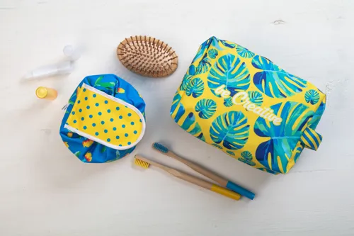 Egyedi kozmetikai táska CreaBeauty Draw Fehér 