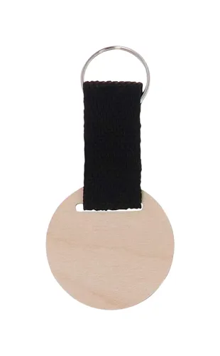 Egyedi kulcstartó, kör Woody Strap Barna 