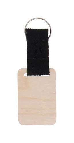 Egyedi kulcstartó, kör Woody Strap Barna 
