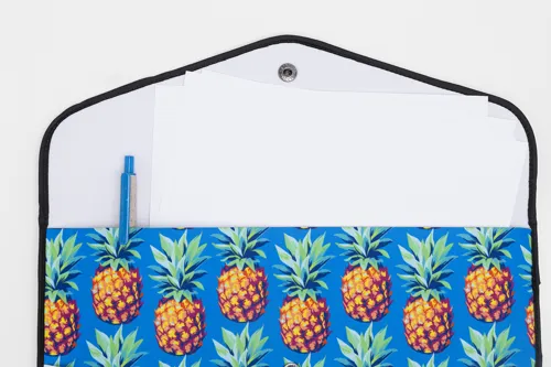 Egyedi RPET dokumentum- és laptop táska Compack Fekete 