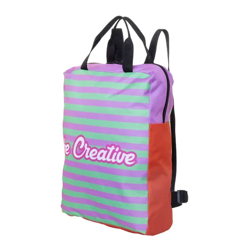 Egyedi RPET laptop hátizsák SuboBag Slimback Fekete 