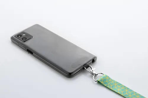 Egyedi RPET mobiltartós nyakpánt Subyard Mobile Slim Fekete 