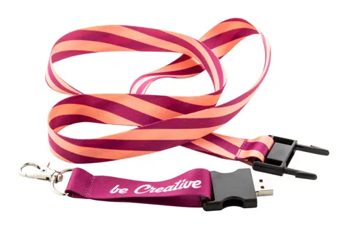 Egyedi szublimációs nyakpánt Subyard USB Fehér 