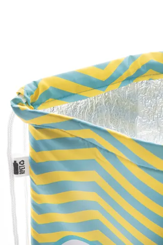 Egyedi zsinóros hűtőtáska CreaCool Draw Fehér 