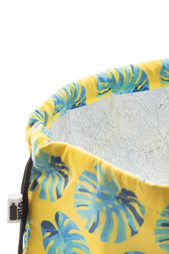 Egyedi zsinóros hűtőtáska CreaCool Draw Fekete 