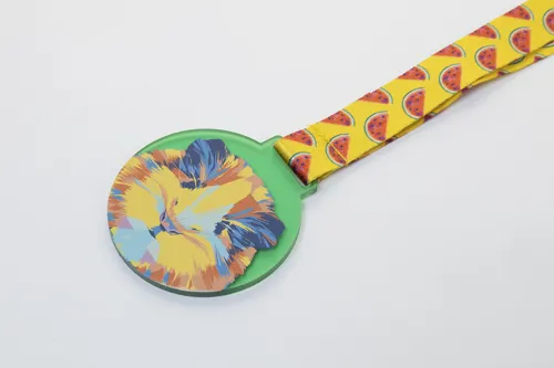 Egyediesíthető érem Subdal Colour Zöld 