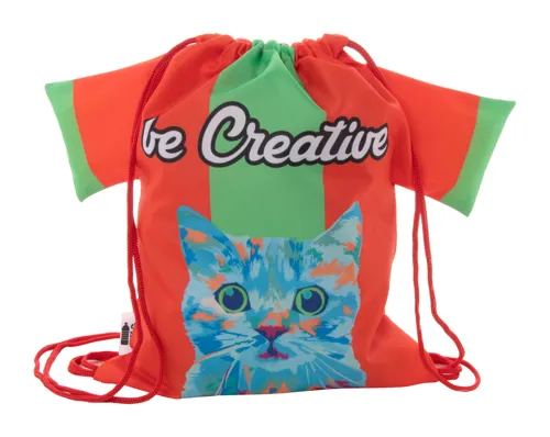 Egyediesíthető gyerek hátizsák CreaDraw T Kids RPET Piros 