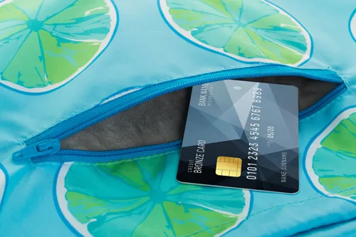 Egyediesíthető hátizsák CreaDraw RFID Kék 