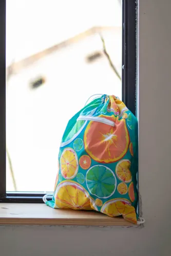 Egyediesíthető hátizsák CreaDraw Zip RPET Fehér 