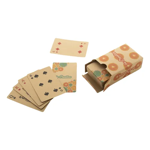 Egyediesíthető kártyajáték  CreaCard Eco Barna 