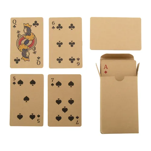 Egyediesíthető kártyajáték  CreaCard Eco Barna 