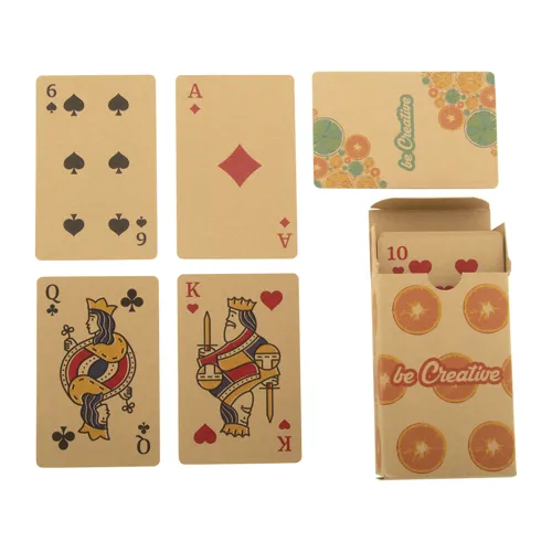 Egyediesíthető kártyajáték  CreaCard Eco Barna 