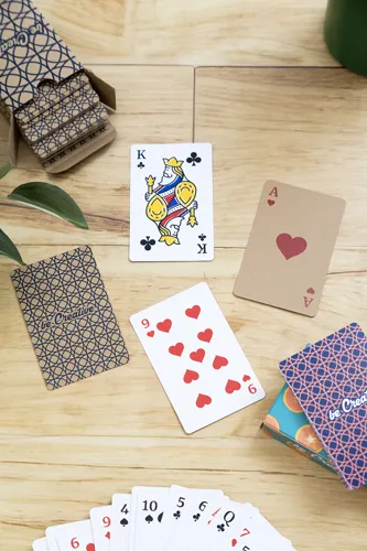 Egyediesíthető kártyajáték  CreaCard Eco Barna 