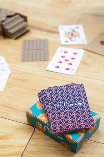 Egyediesíthető kártyajáték CreaCard Fehér 