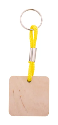 Egyediesíthető kulcstartó Woody Plus C Sárga 