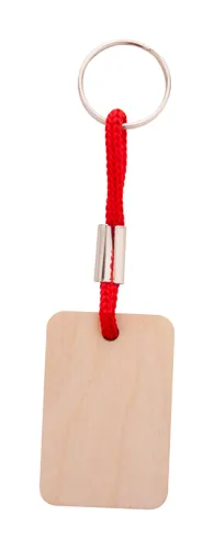 Egyediesíthető kulcstartó Woody Plus D Piros 