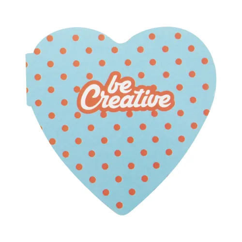 Egyediesíthető öntapadós jegyzettömb CreaStick Heart Fehér 